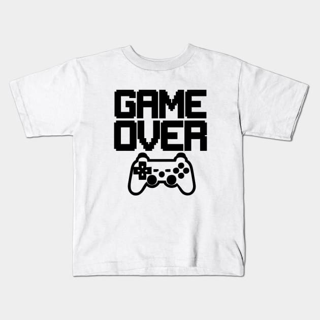 GAME OVER Kids T-Shirt by CanCreate